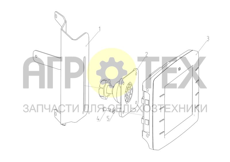 Чертеж Панель информационная (РСМ-200.06.07.000Ф)